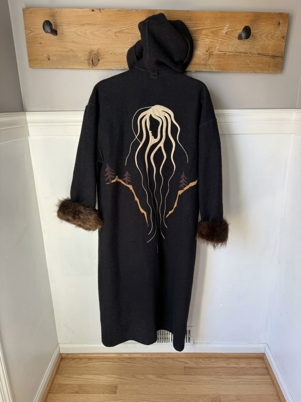 Linda Lundstrom La Parka Spirit Freedom Wool Beaver Coat Shell P